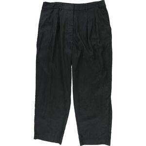 DKNY Womens Linen Blend Straight Leg Casual Pants, NWT